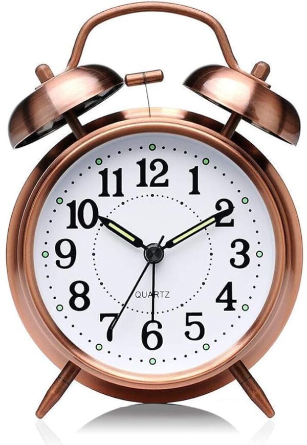 TWIN BELL BRONZE ALARAM CLOCK
