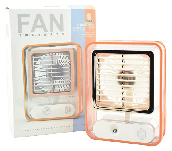 TRANSPARENT SPRAY LIGHT FAN