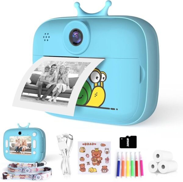 KIDS DIGITAL CAMERA WITH PRINTER