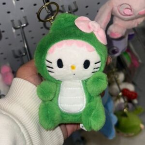 Dinosaur Hello Kitty keychain