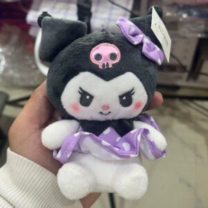 Kuromi plush keychain