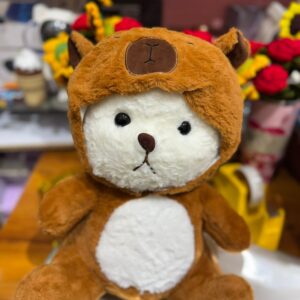 Capybara Hoodie Teddy Plush