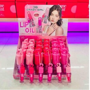 Bear Head Lip Oil with Charm