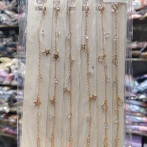 Crystal Drop Chain Bracelets