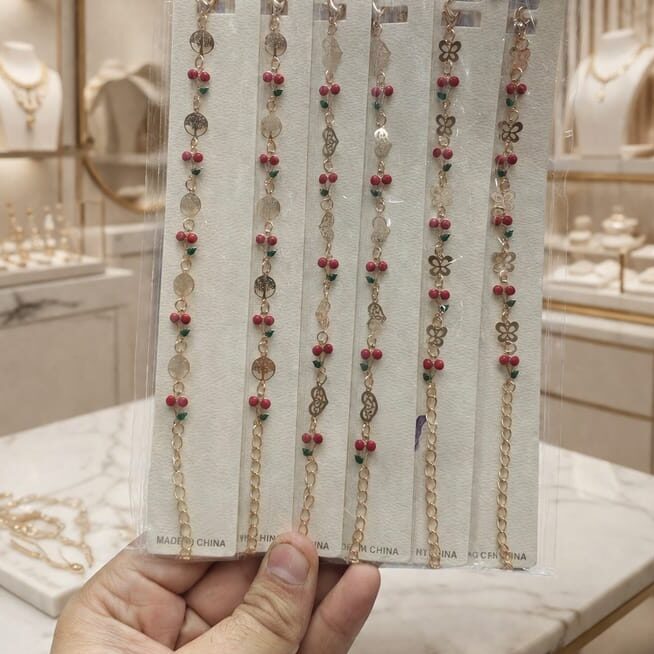 cherry design bracelet