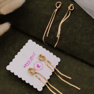 Knotted Drop Earrings