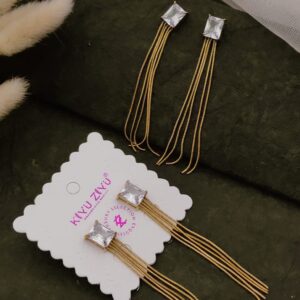 Rectangle Drop Earrings