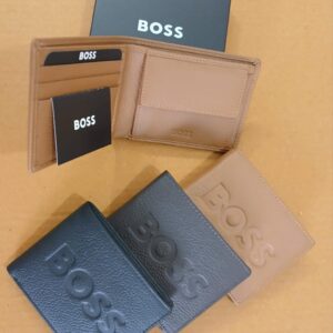 BOSS big logo print premium quality wallet