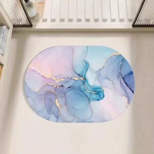 Curved Shape Aesthetic Door Mat