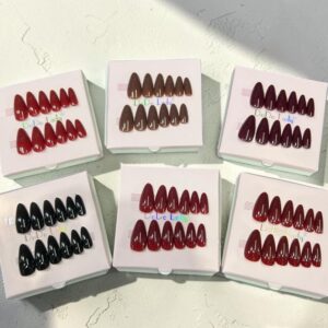 Glossy press on nails