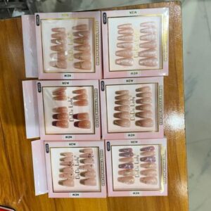 High end wearable armor (12pcs) reusable press on nails