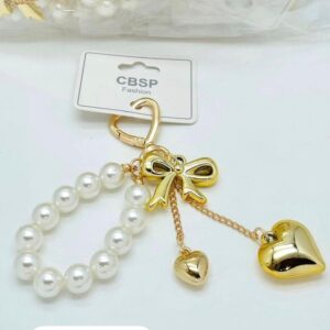 Cute Ribbon Hearts Charm