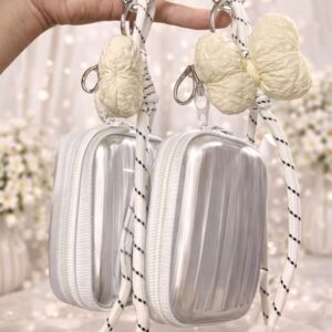 Cute White Bag Charm